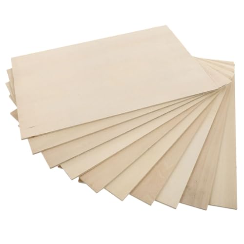 DIYEAH 10Stücke Bastel Holzplatten Unlackierte Sperrholzplatten für DIY Projekte für Kunst Modellbau und Kreative Bastelarbeiten DIYEAH 10Stücke Bastel Holzplatten Unlackierte Sperrholzplatten für DIY Projekte für Kunst Modellbau und Kreative Bastelarbeiten von DIYEAH