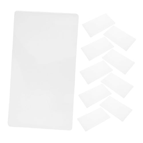 DIYEAH 10Stücke Druckstiftmatte Teiliges PVC Transparente Vorlage für Zeichnungen Praktische Malmatte für Künstler Einfach zu Reinigen und Langlebig DIYEAH 10Stücke Druckstiftmatte Teiliges PVC Transparente Vorlage für Zeichnungen Praktische Malmatte für Künstler Einfach zu Reinigen und Langlebig von DIYEAH