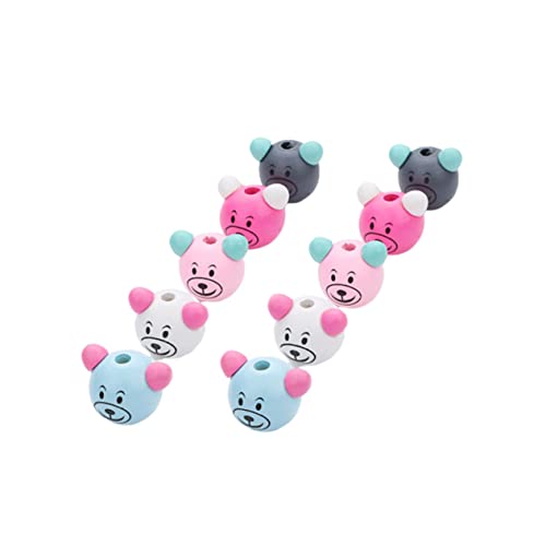 DIYEAH 10Stücke Farbige Holzperlen Tierkopfperlen DIY Schmuckzubehör Süße Schweine und Panda Designs für Kinderarmbänder Basteln Zufällige Farben DIYEAH 10Stücke Farbige Holzperlen Tierkopfperlen DIY Schmuckzubehör Süße Schweine und Panda Designs für Kinderarmbänder Basteln Zufällige Farben von DIYEAH