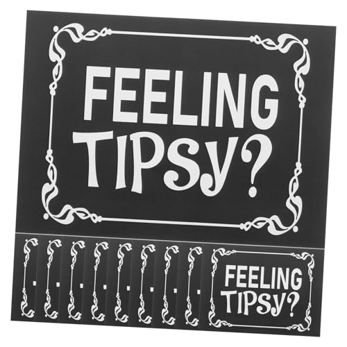 DIYEAH 10Stücke Feeling Tipsy Aufkleber Selbstklebende Dekorative Bar Wasserdichtes Design für Restaurants und Bars Stilvolle zur Verbesserung DIYEAH 10Stücke Feeling Tipsy Aufkleber Selbstklebende Dekorative Bar Wasserdichtes Design für Restaurants und Bars Stilvolle zur Verbesserung von DIYEAH