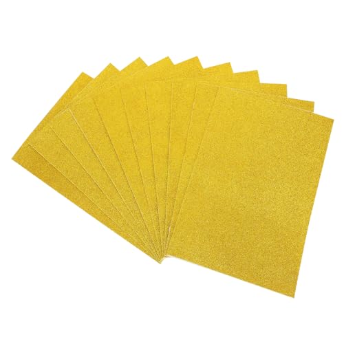 DIYEAH 10Stücke Glitzer Papier Selbstklebend für DIY Funkelnde Bastelmaterialien für Projekte für Schulprojekte Scrapbooking und Partydekoration von DIYEAH