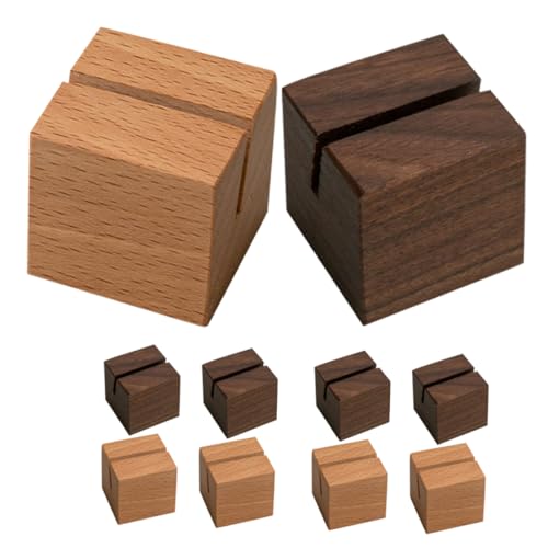 DIYEAH 10Stücke Holz Visitenkartenhalter Schreibtisch Notizkartenständer und Walnussholz für Hochzeiten Geburtstagsfeiern und Bürodekoration DIYEAH 10Stücke Holz Visitenkartenhalter Schreibtisch Notizkartenständer und Walnussholz für Hochzeiten Geburtstagsfeiern und Bürodekoration von DIYEAH