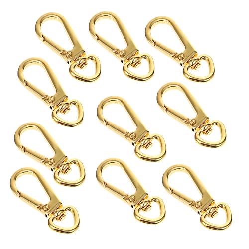DIYEAH 10Stücke Mehrzweck Klauenverschluss Praktischer Klippverschluss für DIY Taschen Schlüsselanhänger und Handgemachtes für Hundekragen und Mehr von DIYEAH