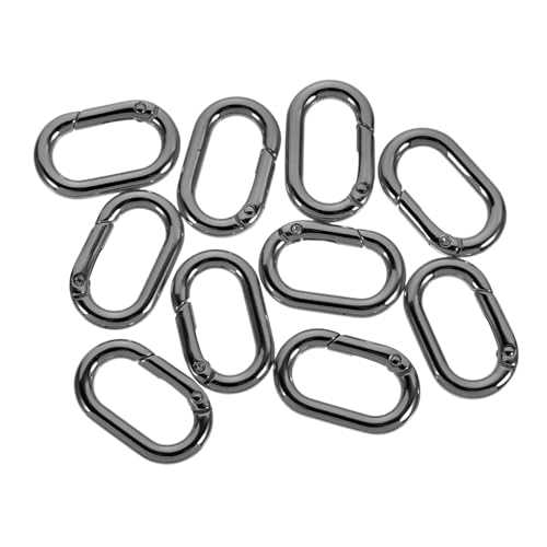 DIYEAH 10Stücke Ovaler Metall Federverschluss Clip Haken Robuste Frühlingsringe für Schmuck und DIY Projekte für Schlüsselanhänger Taschen und Mehr DIYEAH 10Stücke Ovaler Metall Federverschluss Clip Haken Robuste Frühlingsringe für Schmuck und DIY Projekte für Schlüsselanhänger Taschen und Mehr von DIYEAH