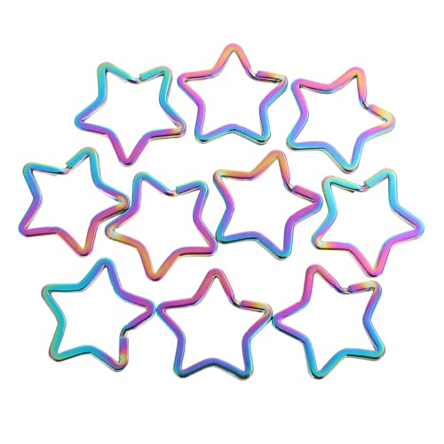 DIYEAH 10Stücke Pentacle Schlüsselanhänger Teiliges Robuste Karabiner Ringe für Schlüsselorganisation Kompaktes Leichtes Design für Taschen Dekoration Einfach DIYEAH 10Stücke Pentacle Schlüsselanhänger Teiliges Robuste Karabiner Ringe für Schlüsselorganisation Kompaktes Leichtes Design für Taschen Dekoration Einfach von DIYEAH