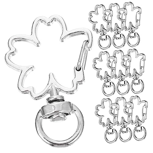 DIYEAH 10Stücke Schlüsselanhänger mit Blumenclip DIY Anhänger Zubehör für Schlüsselringe für Handarbeiten und Projekte Robust und Langlebig DIYEAH 10Stücke Schlüsselanhänger mit Blumenclip DIY Anhänger Zubehör für Schlüsselringe für Handarbeiten und Projekte Robust und Langlebig von DIYEAH