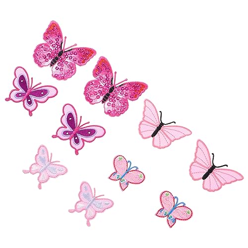 DIYEAH 10Stücke Schmetterling Stickerei Applique Patches für DIY Kleidung Rosa Bügelaufnäher für Kreative Projekte und Bastelarbeiten Vielseitig Einsetzbar Stoffen und Mehr DIYEAH 10Stücke Schmetterling Stickerei Applique Patches für DIY Kleidung Rosa Bügelaufnäher für Kreative Projekte und Bastelarbeiten Vielseitig Einsetzbar Stoffen und Mehr von DIYEAH