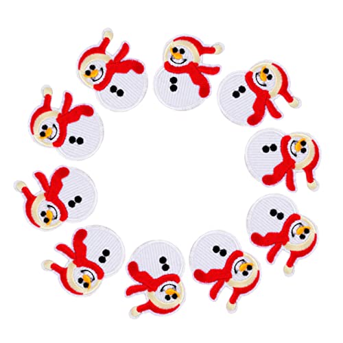 DIYEAH 10Stücke Schneemann Patches Weihnachtliche Applikationen zum Aufbügeln für Kleidung Dekoration Reparatur Designs für Festliche Anlässe Einfach zu Verwenden DIYEAH 10Stücke Schneemann Patches Weihnachtliche Applikationen zum Aufbügeln für Kleidung Dekoration Reparatur Designs für Festliche Anlässe Einfach zu Verwenden von DIYEAH