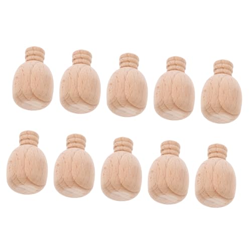DIYEAH 10stücke Unbehandelte Miniatur-holzweinflaschen Leere Holzflaschen Zum Basteln Diy-holzflaschen Für Kleine Handwerksprojekte DIYEAH 10stücke Unbehandelte Miniatur-holzweinflaschen Leere Holzflaschen Zum Basteln Diy-holzflaschen Für Kleine Handwerksprojekte von DIYEAH
