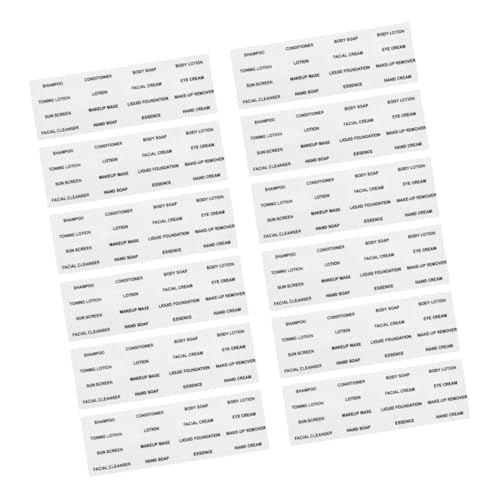 DIYEAH Reiseflaschenetiketten Für Seife Shampoo Spülung 12er-pack Zur Identifizierung Der Toilettenartikel-organisation DIYEAH Reiseflaschenetiketten Für Seife Shampoo Spülung 12er-pack Zur Identifizierung Der Toilettenartikel-organisation von DIYEAH