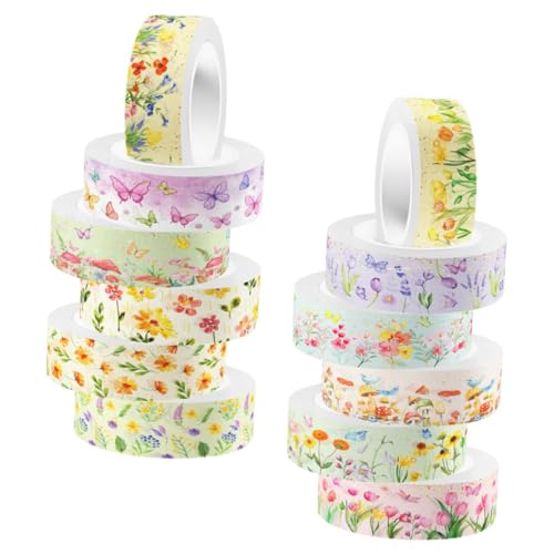 DIYEAH 12 Rollen Transparentes Washi Tape Scrapbook Dekoration Washi Tapes Dekorative Klebebänder DIY Tape Geschenkband Japanisches Papierband DIY Dekorationsbänder Aufkleber DIYEAH 12 Rollen Transparentes Washi Tape Scrapbook Dekoration Washi Tapes Dekorative Klebebänder DIY Tape Geschenkband Japanisches Papierband DIY Dekorationsbänder Aufkleber von DIYEAH