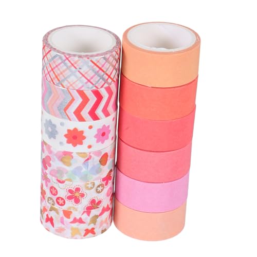 DIYEAH 12 Rollen Washi Tape Künstler Tape Journal Zubehör Scrapbook Tape Geschenkband Bastelband Deko Tape Zum Basteln Buntes Deko Tape Journal Tape Papier DIYEAH 12 Rollen Washi Tape Künstler Tape Journal Zubehör Scrapbook Tape Geschenkband Bastelband Deko Tape Zum Basteln Buntes Deko Tape Journal Tape Papier von DIYEAH