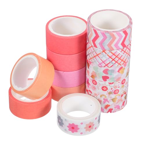 DIYEAH 12 Rollen Washi-tape Dekorative Washi-klebebänder Urlaub Paketband Tagebuchband Blumen Washi Tapes Klebeband Für Scrapbooking Wickelband Vintage Washi Tape Buntes Dekoband Papier von DIYEAH
