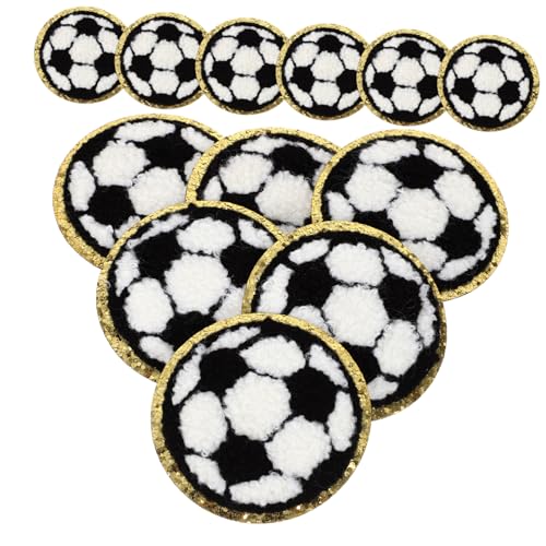 DIYEAH 12 Stück Austauschbare Verschleißfeste Patches Kompakte Aufnäher für Kleidung Mützen und Mäntel Dekorative Fußball Basketball Rugby Bügelbilder für Diy Reparatur und Mode DIYEAH 12 Stück Austauschbare Verschleißfeste Patches Kompakte Aufnäher für Kleidung Mützen und Mäntel Dekorative Fußball Basketball Rugby Bügelbilder für Diy Reparatur und Mode von DIYEAH