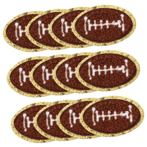 DIYEAH 12 Stück Dekorative Verschleißfeste Fußball Rugby Stickerei Aufnäher Kompakte Patches für Kleidung Mäntel und Diy Reparaturen Vielseitig Einsetzbar und Einfach Anzubringen DIYEAH 12 Stück Dekorative Verschleißfeste Fußball Rugby Stickerei Aufnäher Kompakte Patches für Kleidung Mäntel und Diy Reparaturen Vielseitig Einsetzbar und Einfach Anzubringen von DIYEAH
