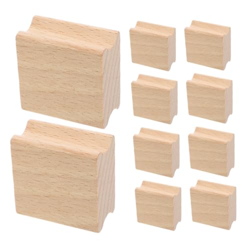 DIYEAH 12 Stück Holzsiegel Handbuchstempel Siegel Holz Vintage Stempel DIY Holzstempel DIY Blanko Stempel Holzschnitzerei Zubehör Scrapbooking Stempel DIY Holzstempel DIY von DIYEAH
