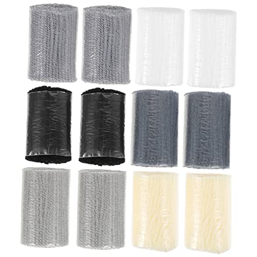 DIYEAH 12 Stück Knüpfgarn Nähen DIY-Garne für Teppiche Beige Gobelingarnfäden verriegeln Stränge teppich geflochten Teppichweben Garn zum Tuften von Teppichen Häkelnadel-Teppichgarn Acryl von DIYEAH