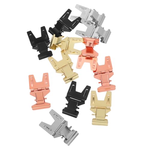 DIYEAH 12 Stück Metall Preisschild Clips Edelstahl Drehbar Preisschildhalter für Einzelhandel Bäckerei Warenpräsentation Preisanhänger Halter Regalkorb Displays von DIYEAH