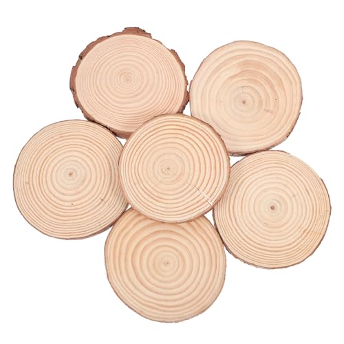 DIYEAH 12 Stück Natürliche Holzscheiben Rund Unbehandelte Holzscheiben für Diy Bastelprojekte für Weihnachten Hochzeiten und Dekorationen DIYEAH 12 Stück Natürliche Holzscheiben Rund Unbehandelte Holzscheiben für Diy Bastelprojekte für Weihnachten Hochzeiten und Dekorationen von DIYEAH