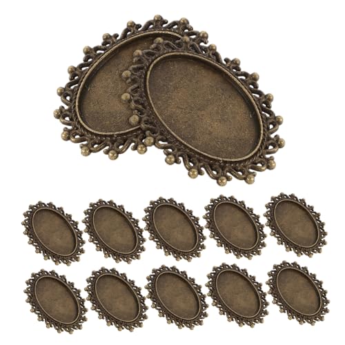 DIYEAH 12 Stück Oval Brosche Bottomhalter Dornschließe Mit Verschluss Tabletts Für Abzeichen Blendenträgerrohlinge Praktische Broschenablage Brosche Zubehör Selber Machen Legierung Golden DIYEAH 12 Stück Oval Brosche Bottomhalter Dornschließe Mit Verschluss Tabletts Für Abzeichen Blendenträgerrohlinge Praktische Broschenablage Brosche Zubehör Selber Machen Legierung Golden von DIYEAH