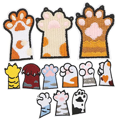 DIYEAH 12 Stück Patch Fell Pfote kratzen Zubehör Katzenkratzer apfelding Reperaturset Cartoon-Eisenflecken Cartoon-Kleidungsflecken kleine Kleiderflicken kleine Hutaufnäher Polyester DIYEAH 12 Stück Patch Fell Pfote kratzen Zubehör Katzenkratzer apfelding Reperaturset Cartoon-Eisenflecken Cartoon-Kleidungsflecken kleine Kleiderflicken kleine Hutaufnäher Polyester von DIYEAH