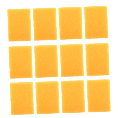 DIYEAH 12 Stück Rohfilm Sandpapier Reinigungstücher Für Wildleder Sneaker Wischen Natürlich Gummireinigung Zementgummi Natürlicher Gummi -radierstock Natürlich Yellow Natürliches Gummi von DIYEAH