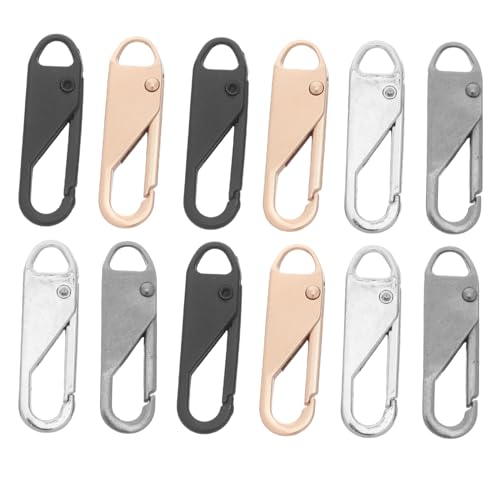 DIYEAH 12 Stück Teiliges Abnehmbare Metall Zipper Pulls mit Federbelastetem Mechanismus Passend für Taschen Rucksäcke und Kleidung Langlebig Einfache Montage Ersatz für Reibungslosen DIYEAH 12 Stück Teiliges Abnehmbare Metall Zipper Pulls mit Federbelastetem Mechanismus Passend für Taschen Rucksäcke und Kleidung Langlebig Einfache Montage Ersatz für Reibungslosen von DIYEAH