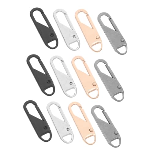DIYEAH 12 Stück Teiliges Abnehmbare Zipper Pull Tabs Langlebiger Legierung für Rucksäcke Gepäck Kleidung Universelle Robuste Ersatz Zippergriffe Schwarz Gold Gunmetal und Silber DIYEAH 12 Stück Teiliges Abnehmbare Zipper Pull Tabs Langlebiger Legierung für Rucksäcke Gepäck Kleidung Universelle Robuste Ersatz Zippergriffe Schwarz Gold Gunmetal und Silber von DIYEAH