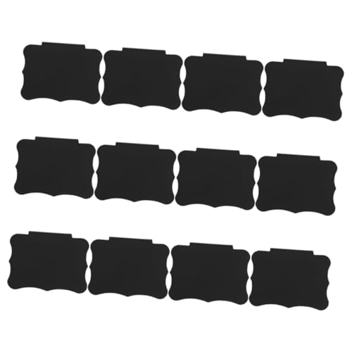DIYEAH 12 Stück Teiliges Abnehmbarer Beschreibbarer Etiketten mit Clips Wiederverwendbare Tafellabels für Aufbewahrungskörbe Regale und Diy Projekte für Organisation zu Hause von DIYEAH