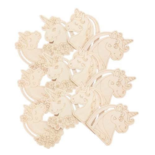 DIYEAH 12 Stück Teiliges DIY Holzset Einhorn Holzfiguren zum Bemalen Blanko Holzscheiben für Bastelprojekte Sichere Naturholzformen zum Gravieren und Dekorieren DIYEAH 12 Stück Teiliges DIY Holzset Einhorn Holzfiguren zum Bemalen Blanko Holzscheiben für Bastelprojekte Sichere Naturholzformen zum Gravieren und Dekorieren von DIYEAH