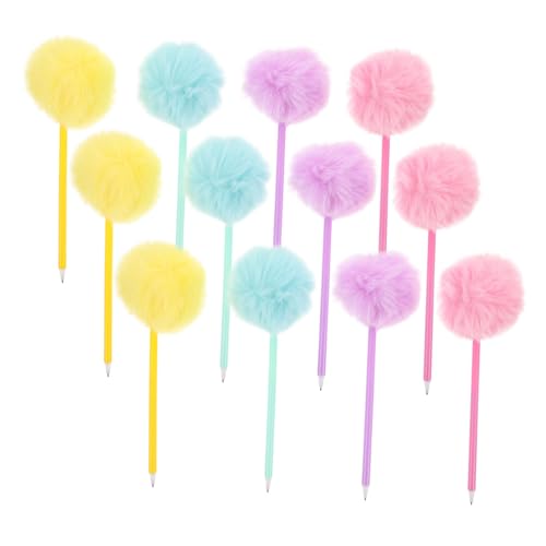 DIYEAH 12 Stück Teiliges Pom Pom Kugelschreiber Plüsch Stift mit Weichem Griff Bunte Flauschige Schreibstifte Kreative Büro Schulbedarf Originelle Schreibwaren für Zuhause und Schule DIYEAH 12 Stück Teiliges Pom Pom Kugelschreiber Plüsch Stift mit Weichem Griff Bunte Flauschige Schreibstifte Kreative Büro Schulbedarf Originelle Schreibwaren für Zuhause und Schule von DIYEAH