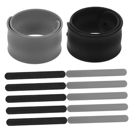 DIYEAH 12 Stück Teiliges Silikon Flip Wraps Geschenkpapier Organizer für Weihnachtsgeschenke Poster und Kabel Platzsparend und Installieren Schwarz von DIYEAH
