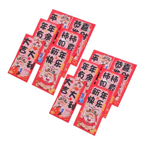 DIYEAH 12 Stück Teiliges Spring Festival Rote Umschläge Pferdejahr Motiv Dickes Papier Traditionell Chinesische Neujahrs-hongbao für Festliche Anlässe und Geburtstage DIYEAH 12 Stück Teiliges Spring Festival Rote Umschläge Pferdejahr Motiv Dickes Papier Traditionell Chinesische Neujahrs-hongbao für Festliche Anlässe und Geburtstage von DIYEAH