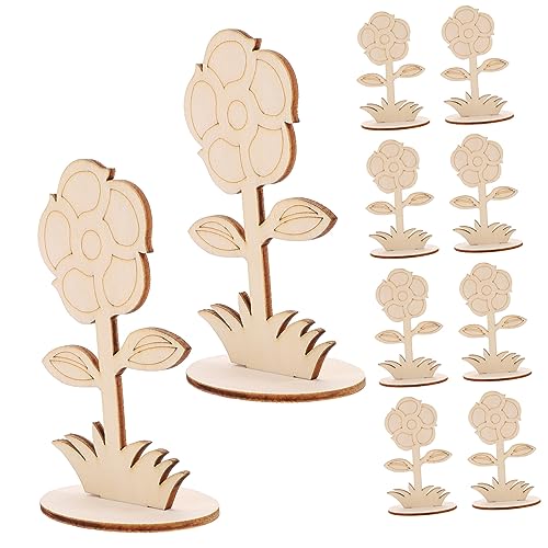 DIYEAH 12 Stück Unlackierte Holzblumen Bastelsets für DIY Malen für Hochzeiten Geburtstage und Kreative Projekte Glatte Oberfläche für Einfache Gestaltung DIYEAH 12 Stück Unlackierte Holzblumen Bastelsets für DIY Malen für Hochzeiten Geburtstage und Kreative Projekte Glatte Oberfläche für Einfache Gestaltung von DIYEAH