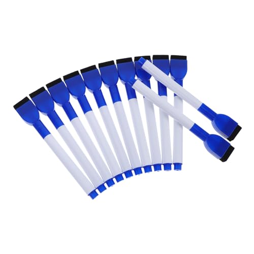 DIYEAH 12 Stück Whiteboard-Stift büromaterial Tafelschreibstifte Office Trockenlösche Vorräte Trocken abwischbare Marker für Kleinkinder Radierkappenmarker Große Whiteboard-Marker Plastik von DIYEAH
