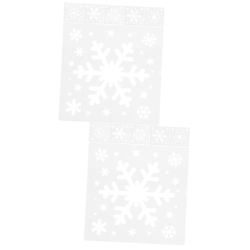 DIYEAH 12 Stück Wiederverwendbare Teilig Weihnachts Schablonen Schneeflocken Motive aus Kunststoff Glatte Kanten Leicht zu Reinigen für Fenster DIY Bastelprojekte und Kostümmalerei DIYEAH 12 Stück Wiederverwendbare Teilig Weihnachts Schablonen Schneeflocken Motive aus Kunststoff Glatte Kanten Leicht zu Reinigen für Fenster DIY Bastelprojekte und Kostümmalerei von DIYEAH