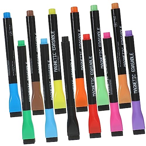 DIYEAH 12 Stück magnetische Markierungen whiteboard stifte buntstifte für magnetischer trocken abwischbarer Marker Kreidemarker für trocken abwischbare Tafeln Textmarker Abs DIYEAH 12 Stück magnetische Markierungen whiteboard stifte buntstifte für magnetischer trocken abwischbarer Marker Kreidemarker für trocken abwischbare Tafeln Textmarker Abs von DIYEAH