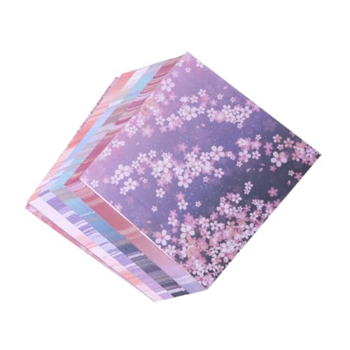 DIYEAH 120 Blatt Doppelseitiges Origami Papier Quadratisch DIY Bastelpapier mit Blumenmustern für Bastelprojekte und Partydekoration von DIYEAH