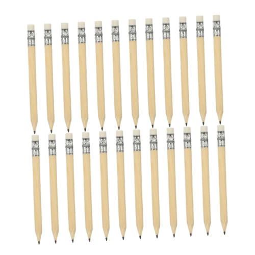 DIYEAH 120 Stück Lange Holzbleistifte mit Radiergummi Tragbar für Golfer und Veranstalter für Golf Scoring und Events von DIYEAH