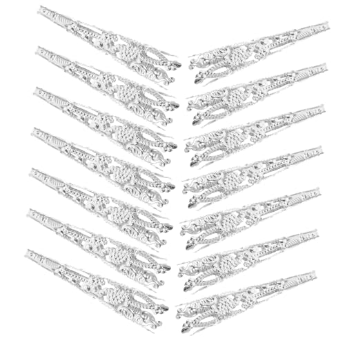 DIYEAH 120 Stück Perlenkappen für Schmuckherstellung Konische Perlenkappen Endkappen für Diy Schmuck Vielseitige Zubehörteile für Armbänder und und Langlebig von DIYEAH