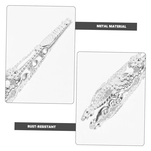 DIYEAH 120 Stück Teiliges Metall Perlenkappen für Schmuckherstellung Konische Trompetenblütenform Silberfarbene Diy Bead Caps für Armbänder und Halsketten Große Menge für Vielseitige von DIYEAH