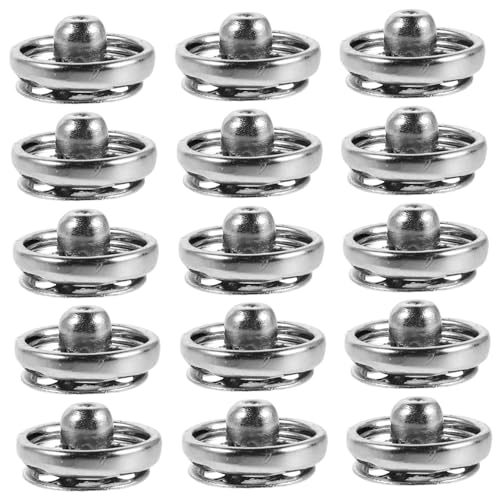 DIYEAH 120 Stück Teiliges Mini Metall-druckknöpfe Silber Flache Näh-schnappverschlüsse für Kleidung für DIY Puppenkleidung Jacken Hemden Vielseitige Nähzubehör für Textilien und Leder DIYEAH 120 Stück Teiliges Mini Metall-druckknöpfe Silber Flache Näh-schnappverschlüsse für Kleidung für DIY Puppenkleidung Jacken Hemden Vielseitige Nähzubehör für Textilien und Leder von DIYEAH