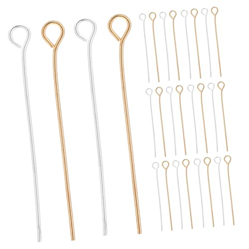 DIYEAH 1200 Stück Teiliges Schmuckherstellungs mit Flachen Kopfstiften Vielseitige Diy Ohrring und Armbandpins in Gold und Silber für Kreative Schmuckgestaltung DIYEAH 1200 Stück Teiliges Schmuckherstellungs mit Flachen Kopfstiften Vielseitige Diy Ohrring und Armbandpins in Gold und Silber für Kreative Schmuckgestaltung von DIYEAH