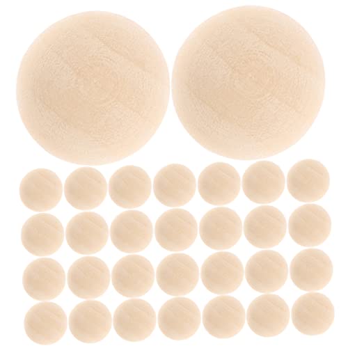 DIYEAH 120Stücke Holzperlen Halbperlen für DIY Handwerk und Bastelbedarf Unlackierte Holzperlen für Dekorationen und Kinderkunstprojekte Leicht und Vielseitig Einsetzbar DIYEAH 120Stücke Holzperlen Halbperlen für DIY Handwerk und Bastelbedarf Unlackierte Holzperlen für Dekorationen und Kinderkunstprojekte Leicht und Vielseitig Einsetzbar von DIYEAH