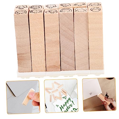 DIYEAH 12Stücke Teiliges Holzstempel Handgefertigte Cartoon Briefmarken für Scrapbooking und DIY Verzieren von Journals und Geschenken mit Klaren Mustern und Einzigartigem DIYEAH 12Stücke Teiliges Holzstempel Handgefertigte Cartoon Briefmarken für Scrapbooking und DIY Verzieren von Journals und Geschenken mit Klaren Mustern und Einzigartigem von DIYEAH