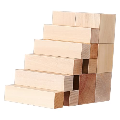 DIYEAH 13 Stück Teiliges Basswood Schnitzmaterial Unbehandelte Lindenholzblöcke Weiches Material zum Schnitzen DIY Holzkunst für Anfänger und Künstler Feinkörnig Langlebig Tragbar für DIYEAH 13 Stück Teiliges Basswood Schnitzmaterial Unbehandelte Lindenholzblöcke Weiches Material zum Schnitzen DIY Holzkunst für Anfänger und Künstler Feinkörnig Langlebig Tragbar für von DIYEAH