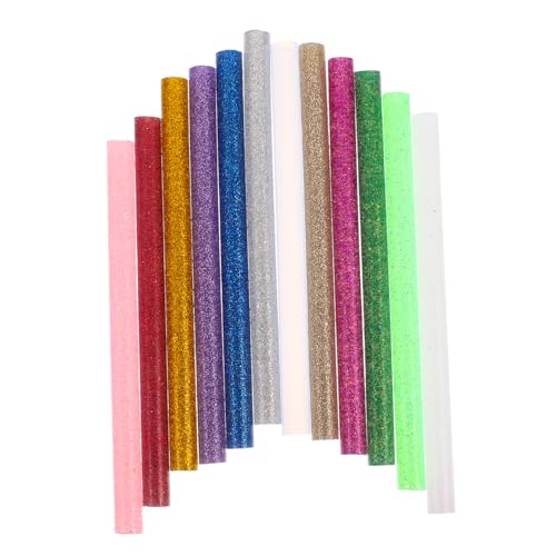 DIYEAH 130 Stück Teiliges Farbiger Heißklebesticks für Handarbeiten Stark Haftend Vielseitig Einsetzbar für DIY Bastelprojekte Leichte Kompakte Klebesticks in Farben für Kreative von DIYEAH