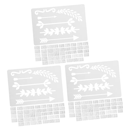 DIYEAH 135 Blatt Teiliges Buchstabenschablonen Wiederverwendbare Sprühvorlagen für DIY Handlettering Mehrfunktionale Englische Lettering Schablonen für Malerei und Wanddekoration DIYEAH 135 Blatt Teiliges Buchstabenschablonen Wiederverwendbare Sprühvorlagen für DIY Handlettering Mehrfunktionale Englische Lettering Schablonen für Malerei und Wanddekoration von DIYEAH