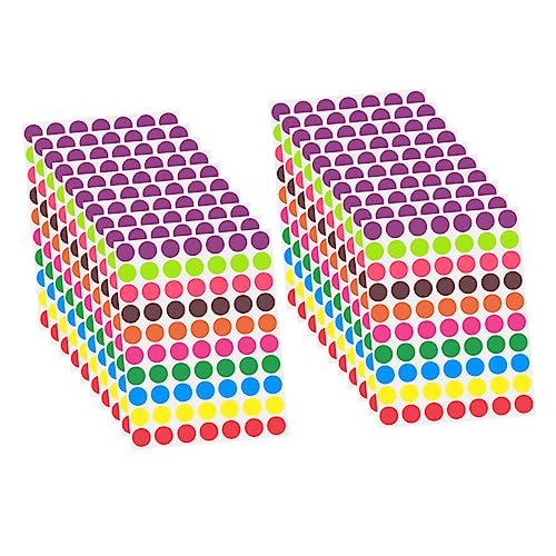 DIYEAH 1400Stücke Farbige Runde Aufkleber Selbstklebende für Klassifizierung Organisation und Farbcodierung für Büro und Zuhause DIYEAH 1400Stücke Farbige Runde Aufkleber Selbstklebende für Klassifizierung Organisation und Farbcodierung für Büro und Zuhause von DIYEAH