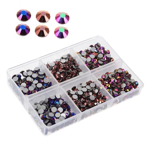 DIYEAH 1440 Stück Strasssteine Set für Diy Kleidung Schuhe Bastelprojekte Flachrückige Strasssteine Klassischer Farbe für Textilien und Accessoires DIYEAH 1440 Stück Strasssteine Set für Diy Kleidung Schuhe Bastelprojekte Flachrückige Strasssteine Klassischer Farbe für Textilien und Accessoires von DIYEAH